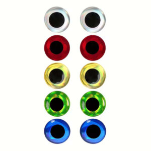 500pc 6mm 3D Epoxy Eye Stickers 5 Colors
