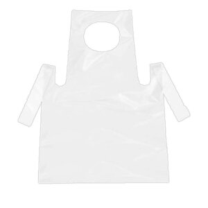 10pc Adult Disposable Aprons Plastic Waterproof