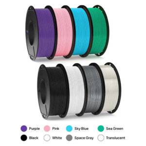 Pastels 8 Color Mini 250g Elegoo PLA Filament Bundle