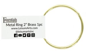 EBL Metal Ring 2" Brass
