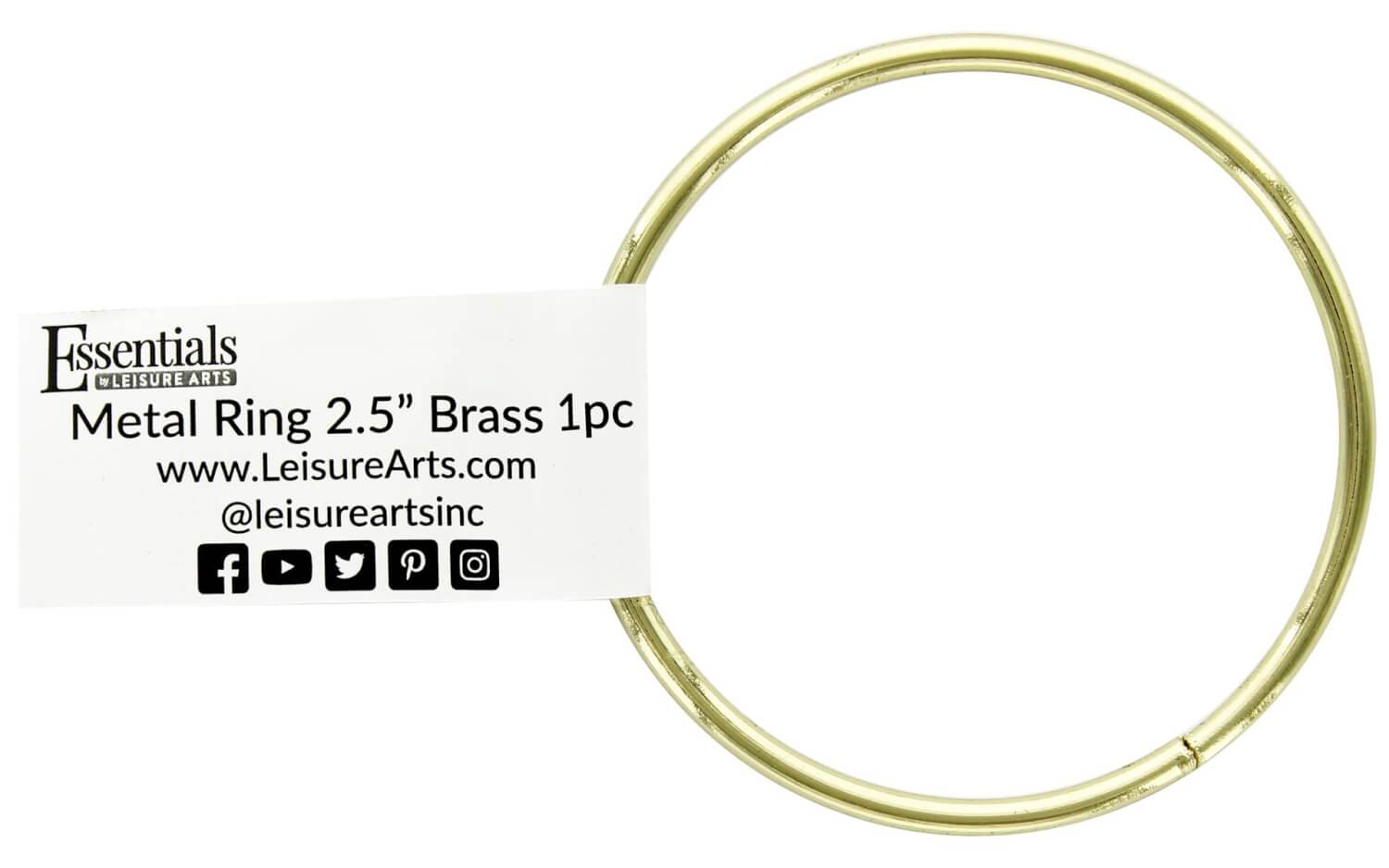 EBL Metal Ring 2.5″ Brass EBL Metal Ring 2.5" Brass