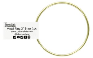EBL Metal Ring 3" Brass