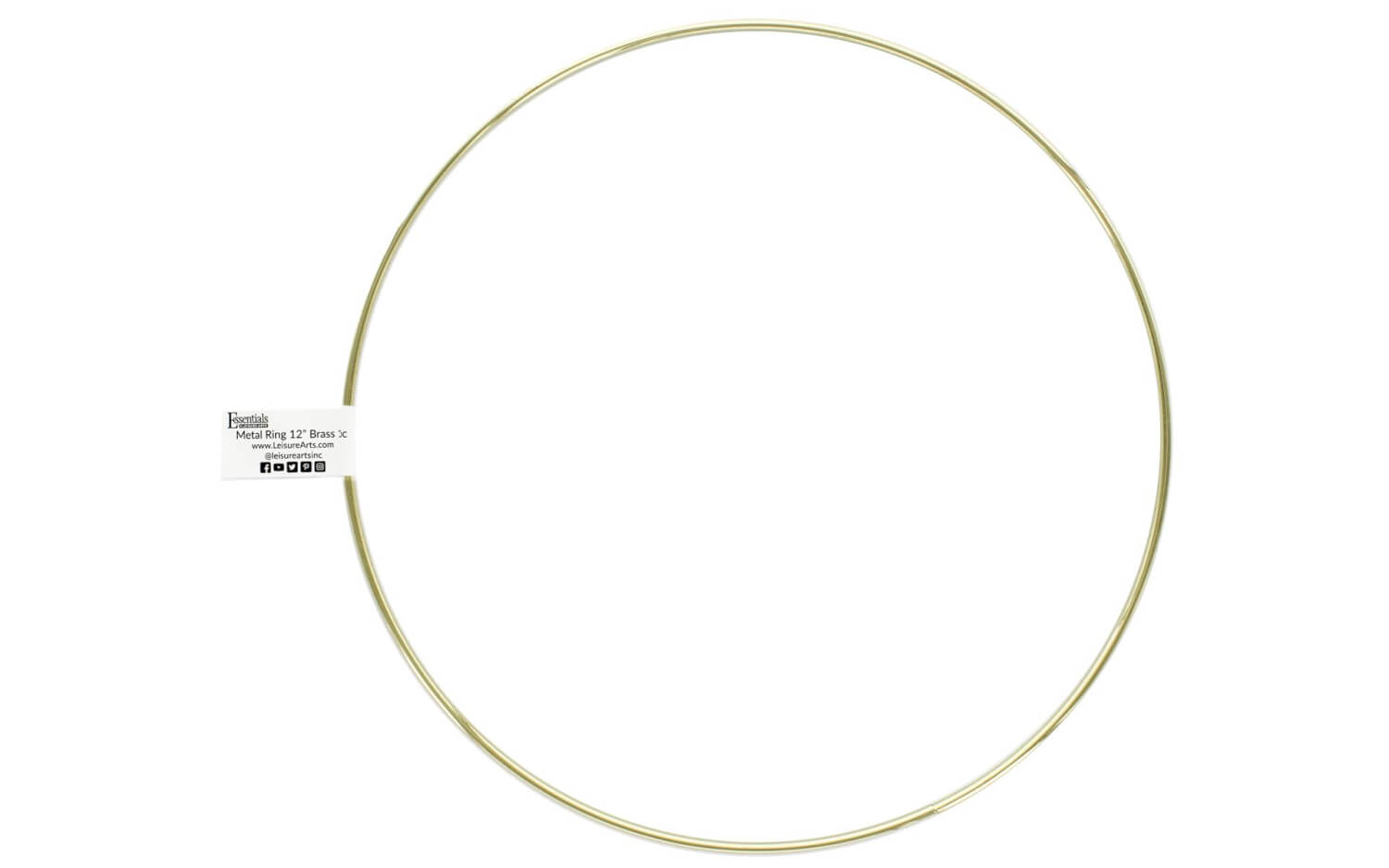 EBL Metal Ring 12″ Brass EBL Metal Ring 12" Brass