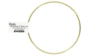 EBL Metal Ring  5" Brass