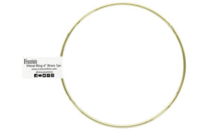 EBL Metal Ring 6" Brass