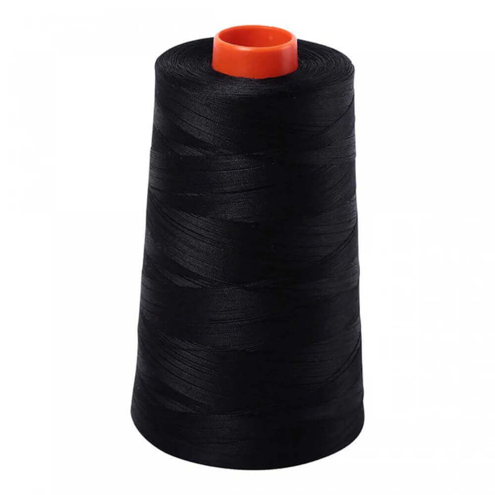 Aurifil 50wt Cotton Thread 6,452yd-Black Aurifil 50wt Cotton Thread 6,452yd-Black