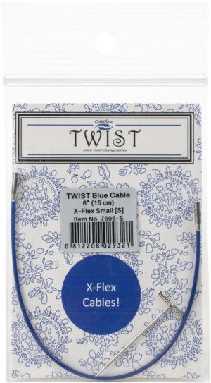 ChiaoGoo TWIST X-Flex Cable Small Diameter 6"-Blue