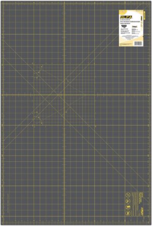OLFA Double-Sided Self-Healing Rotary Mat 24″X36″-Grey OLFA Double-Sided Self-Healing Rotary Mat 24"X36"-Grey