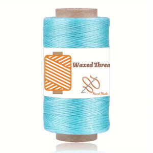 284yd Sky Blue Waxed Thread Leather Sewing 150D