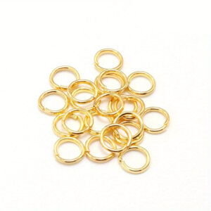 200pc 10mm Gold Jump Rings