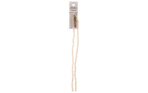 John Bead Crystal Lane Bicone 7" 4mm - Opaque Light Cream