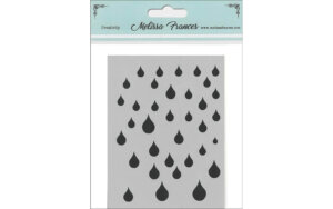 Melissa Frances Stencil 3x4" Rain Drops