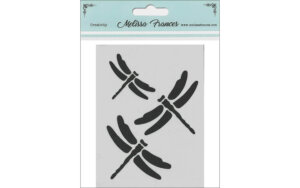 Melissa Frances Stencil 3x4" Dragonflies