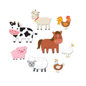 On The Farm - Paper Craft Emb: Self-Adhesive Die Cuts 24pc