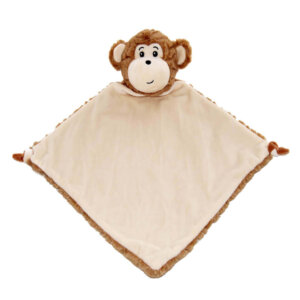 15in Monkey Blankie - Cubbies Lovey Blanket Embroidery Blank