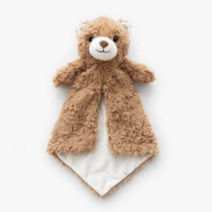 15in Tan Bear Blankie - Cubbies Lovey Blanket Embroidery Blank